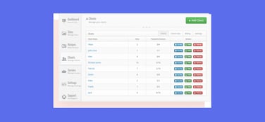 Client manager screenshot Client manager screenshot