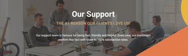 SiteGround graphic depicting notorious customer support