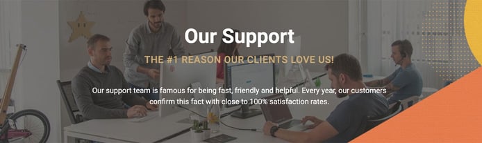 SiteGround graphic depicting notorious customer support SiteGround graphic depicting notorious customer support