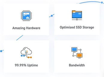 Screenshot of IDCloud offerings