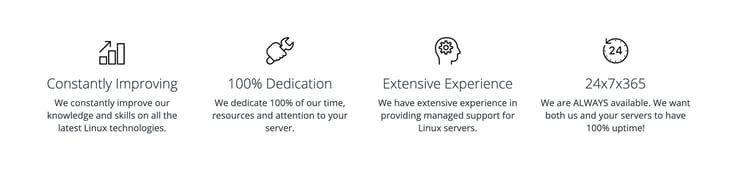 Screenshot from LinuxHostSupport website Screenshot from LinuxHostSupport website