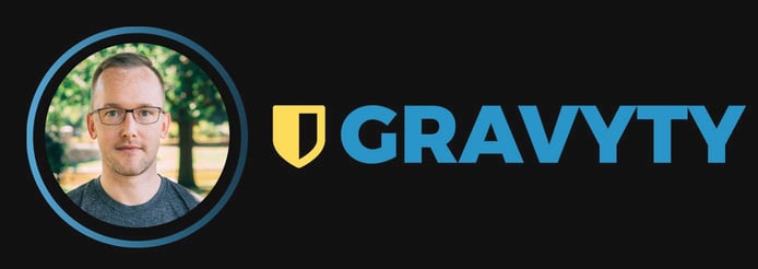Rich Palmer, Co-Founder and CTO, and Gravyty logo