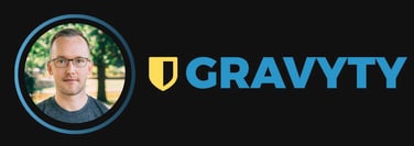Rich Palmer, Co-Founder and CTO, and Gravyty logo
