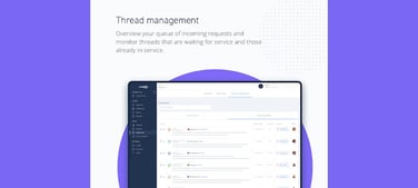 Thread management screenshot