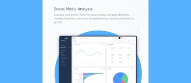 Social media analytics screenshot