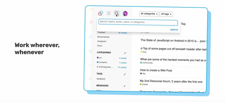 Screenshot for Discourse for Teams Screenshot for Discourse for Teams