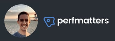 Brian Jackson, Co-Founder of forgemedia LLC, and Perfmatters logo Brian Jackson, Co-Founder of forgemedia LLC, and Perfmatters logo