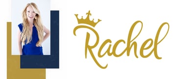 Rachel Pedersen photo and logo