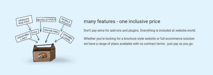 Graphic depicting all-inclusive features
