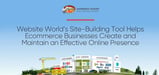 Website World’s Free Site-Building Tool Helps Ecommerce Businesses Create and Maintain an Effective Online Presence