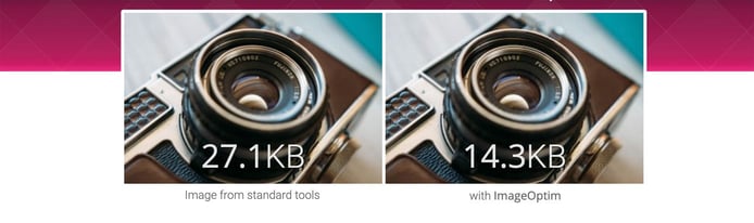 photos compressed using imageoptim
