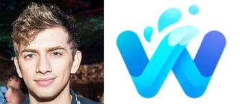 Alex Kontos and Waterfox logo Alex Kontos and Waterfox logo