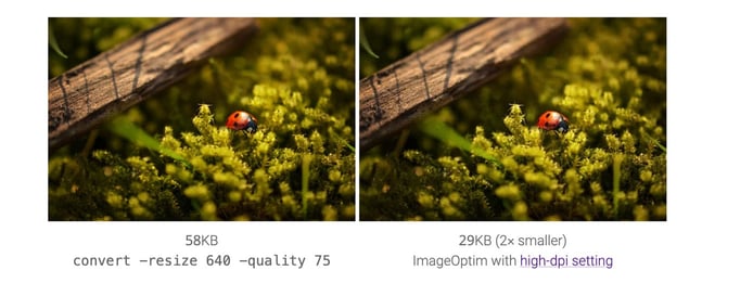 Image compression with ImageOptim