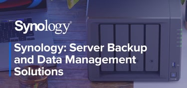 Synology Simplifies Server Backup And Data Management