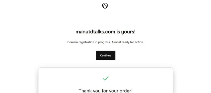 domain name setup