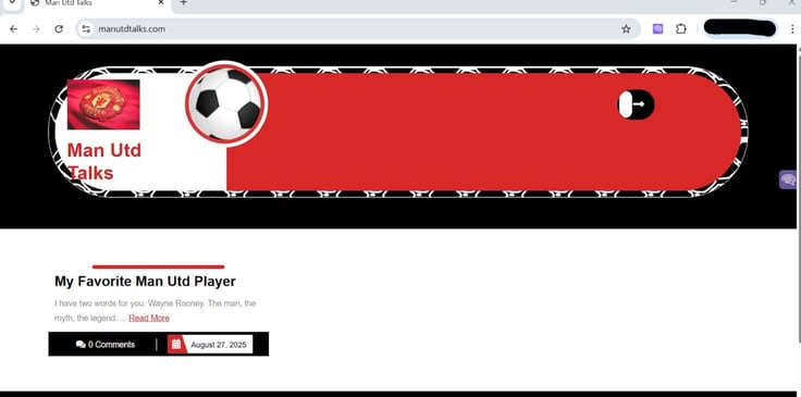 finished site