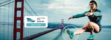 Image of woman on bridge with sneaker plus product SKU information