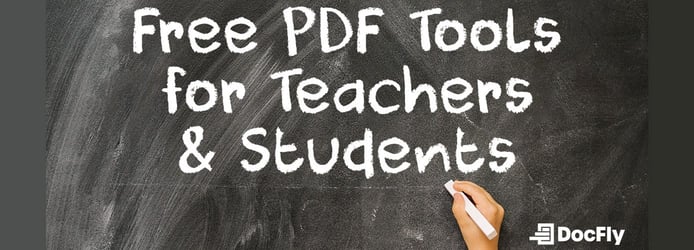 DocFly is available for free for students and teachers, as illustrated in this graphic DocFly is available for free for students and teachers, as illustrated in this graphic