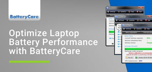 Optimize Laptop Battery Performance With Batterycare Optimize Laptop Battery Performance With Batterycare