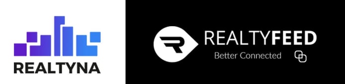 Realtyna and RealtyFeed logos Realtyna and RealtyFeed logos