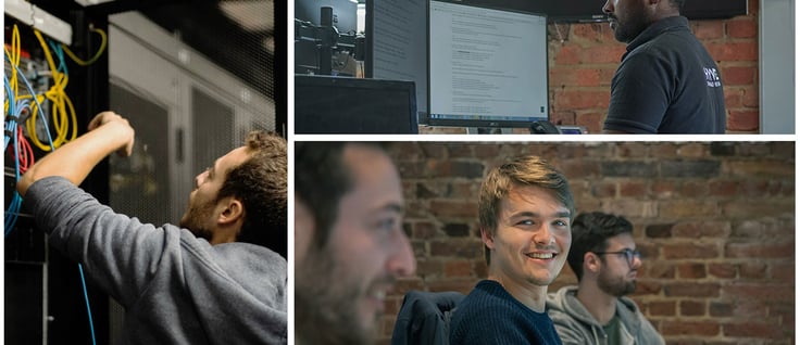 Hyve's customer support team Hyve's customer support team
