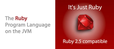 A sparkling red Ruby reading "It's Just Ruby"