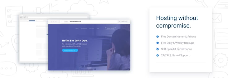 Screenshot of PeoplesHost website