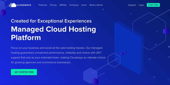 Screenshot of Cloudways