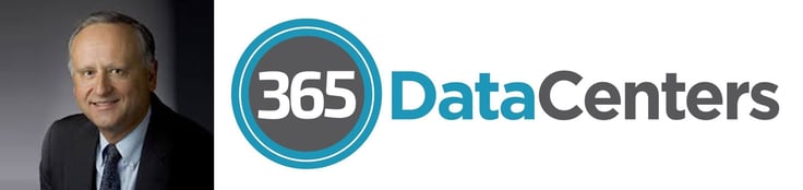 CEO Bob DeSantis and 365 DataCenters logo