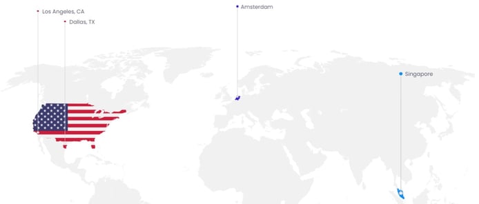 Screenshot of Eleven2 datacenter footprint Screenshot of Eleven2 datacenter footprint