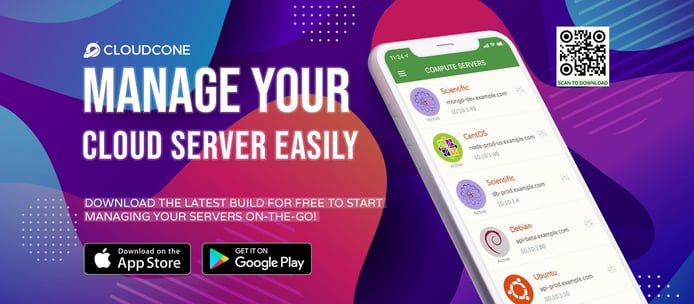 The CloudCone app
