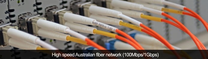 Cables on a server Cables on a server