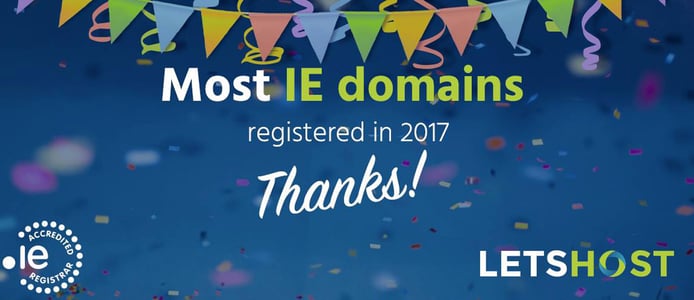 In 2017, the company registered more .IE domains than any other host. In 2017, the company registered more .IE domains than any other host.