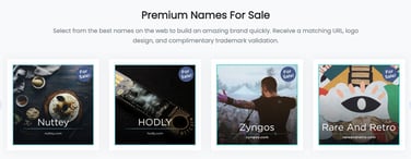 Premium Names for Sale graphic