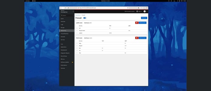 firewall screenshot