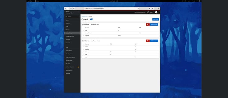 firewall screenshot firewall screenshot