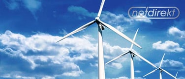 Windmills with Netdirekt logo