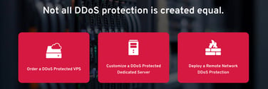 Screenshot of Sharktech DDoS benefits