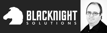 Michele Neylon, CEO, and Blacknight Solutions logo