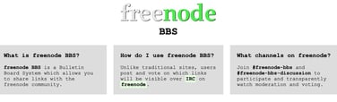 freenode bbs