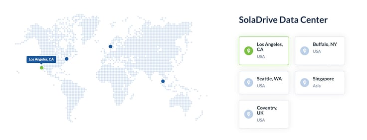 Screenshot from SolaDrive website