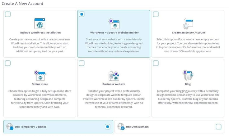 ScalaHosting online store
