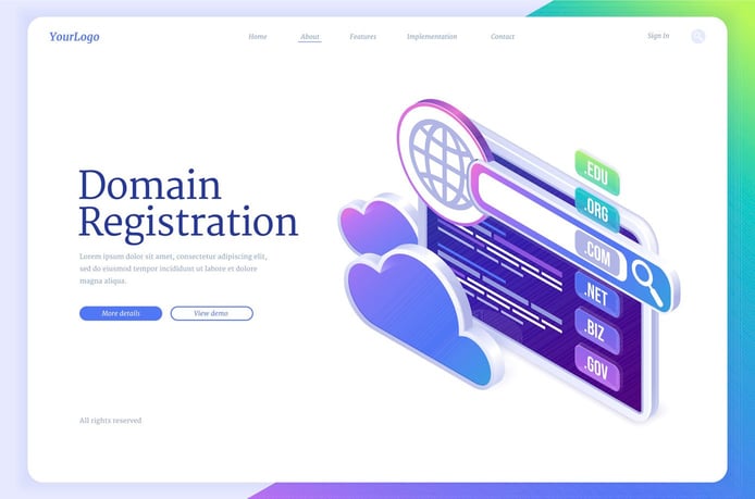 Domain Reselling Website Domain Reselling Website