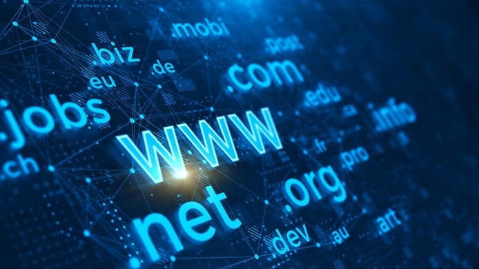 Stock photo of domain name extensions Stock photo of domain name extensions