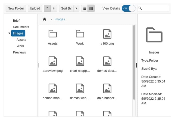 Telerik UI FileManager