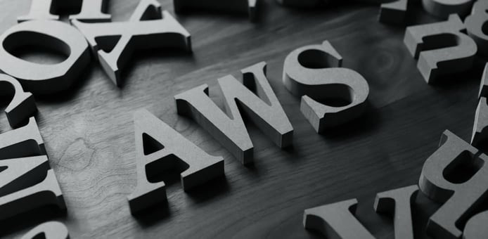 Letters spelling "aws" Letters spelling "aws"