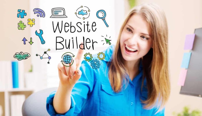 Website builder tools and icons