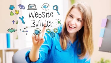 Website builder tools and icons
