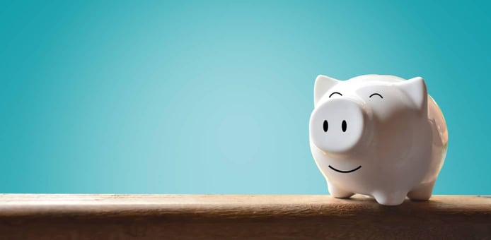 piggy bank on table top piggy bank on table top