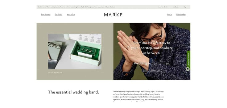 Sample website design from Shopify Sample website design from Shopify